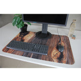 Alfombrilla de escritorio Bertoni, de fieltro, 50 x 70 cm, Madera