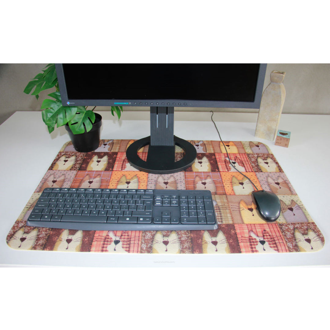 Bloco de mesa Bertoni em feltro, 50x70 cm, Pexeso Bege