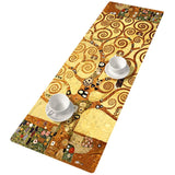 Bertoni Camino de mesa de fieltro, 115x40cm, Estampado Artdeco