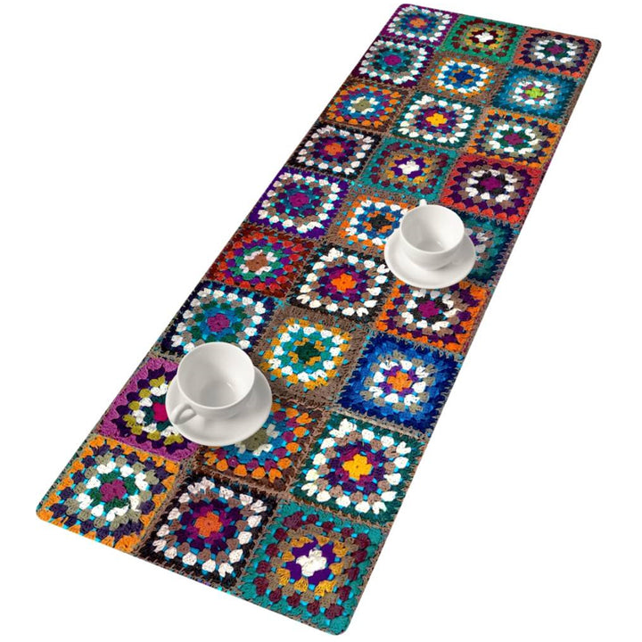 Caminho de Mesa Bertoni em Feltro, 115x40cm, Estampado Frania