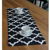 Caminho de Mesa Bertoni em Feltro, 95x33cm, Estampado Noite Marroquina
