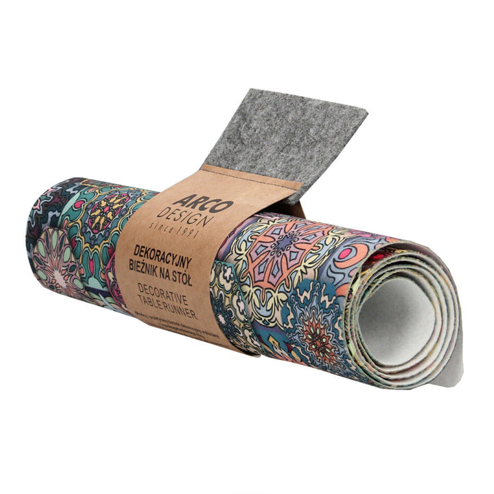 Caminho de Mesa Bertoni em Feltro, 95x33cm, Estampado Valencia