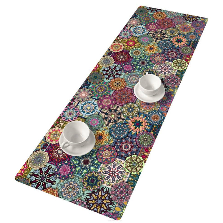 Caminho de Mesa Bertoni em Feltro, 95x33cm, Estampado Valencia