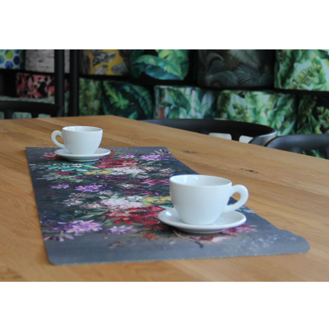 Caminho de Mesa Bertoni em Feltro, 95x33cm, Design de Bouquet