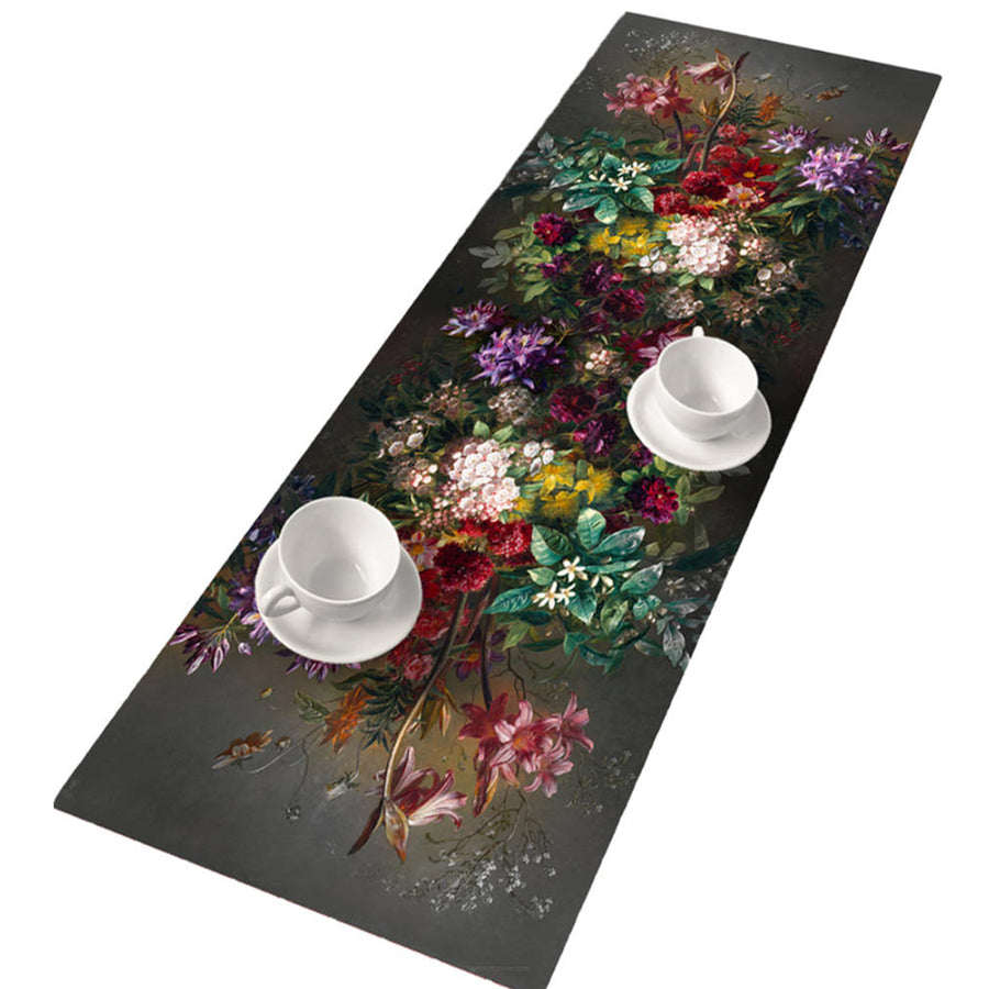 Caminho de Mesa Bertoni em Feltro, 95x33cm, Design de Bouquet