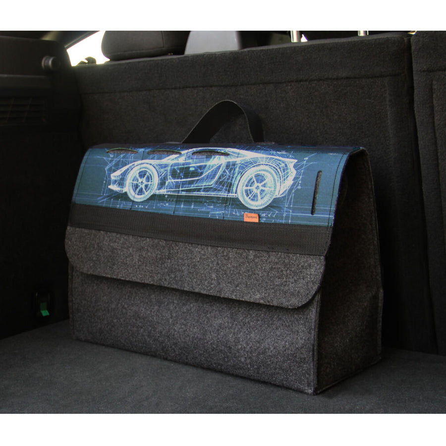 Bolsa Arco Design, Organizador de Mala de Carro, 46x20cm, B-LUX Automotive