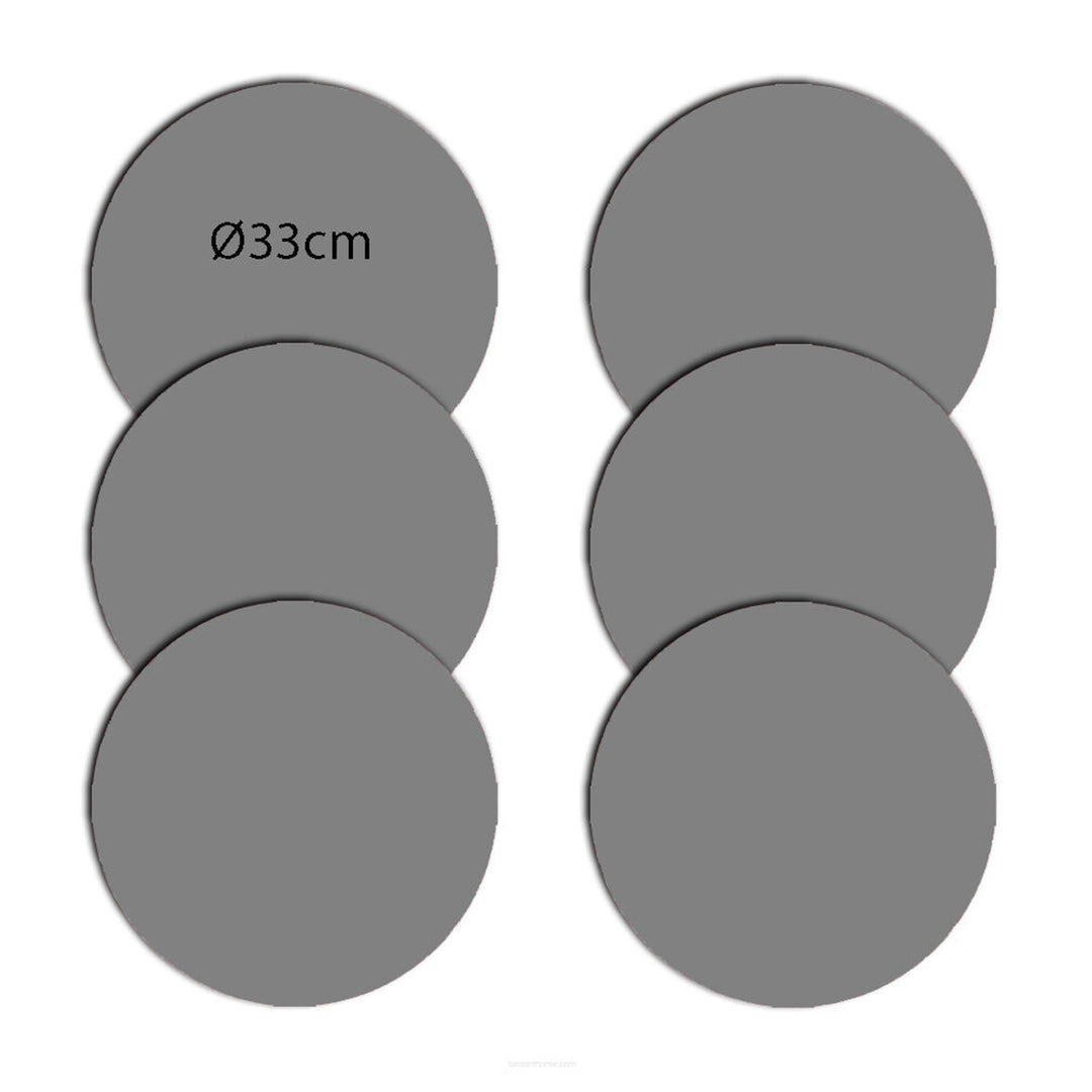 Conjunto de Trivet Bertoni, 6 peças, redondo, 33 cm, design Kiss