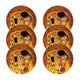 Conjunto de Trivet Bertoni, 6 peças, redondo, 33 cm, design Kiss