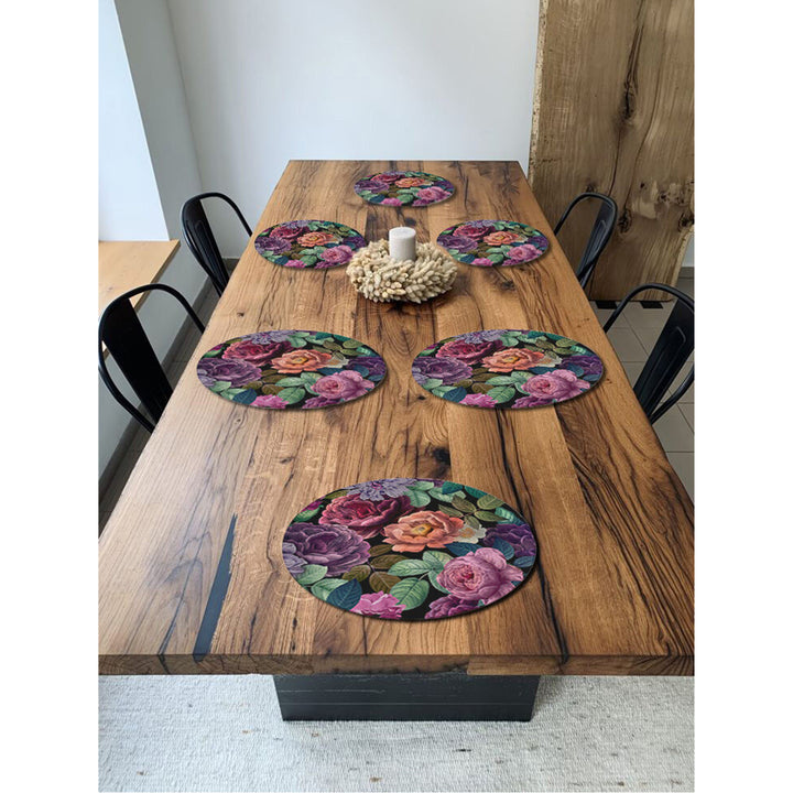 Conjunto de Trivet Bertoni, 6 peças, redondo, 33 cm, design Enigma