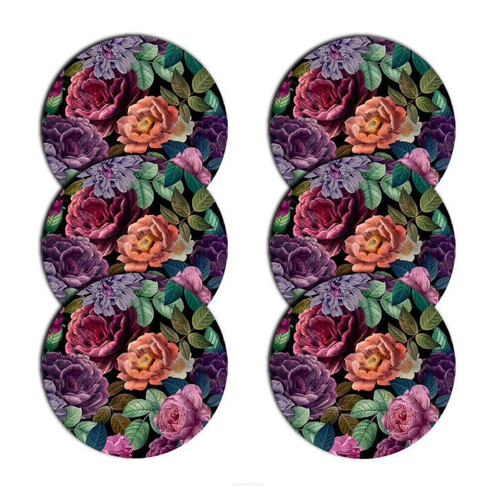 Conjunto de Trivet Bertoni, 6 peças, redondo, 33 cm, design Enigma