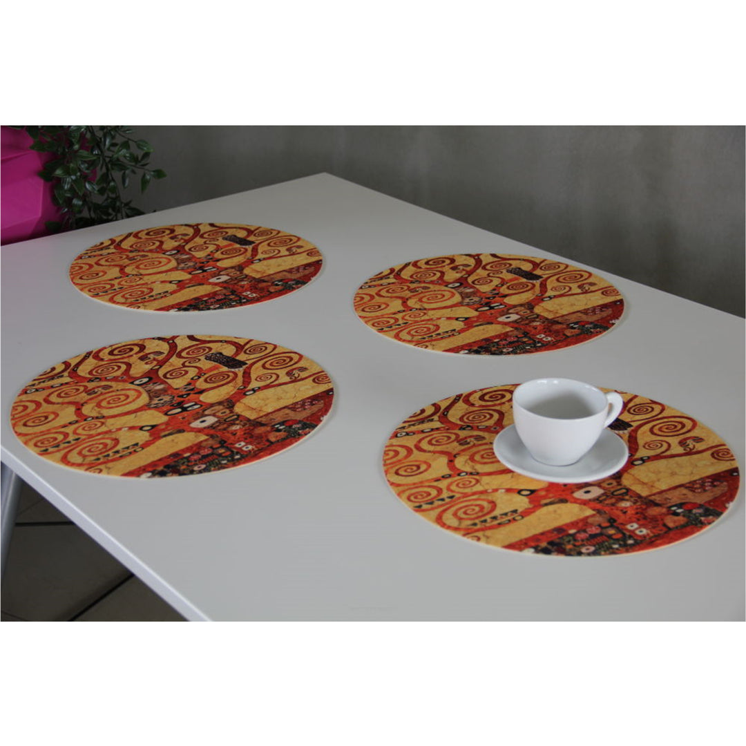 Conjunto de Trivet Bertoni Arco Design, 4 peças, redondo, 33 cm, Artdeco