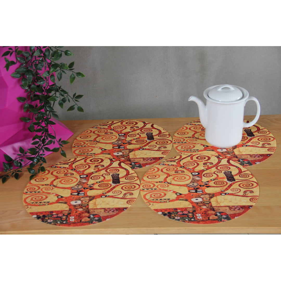Conjunto de Trivet Bertoni Arco Design, 4 peças, redondo, 33 cm, Artdeco