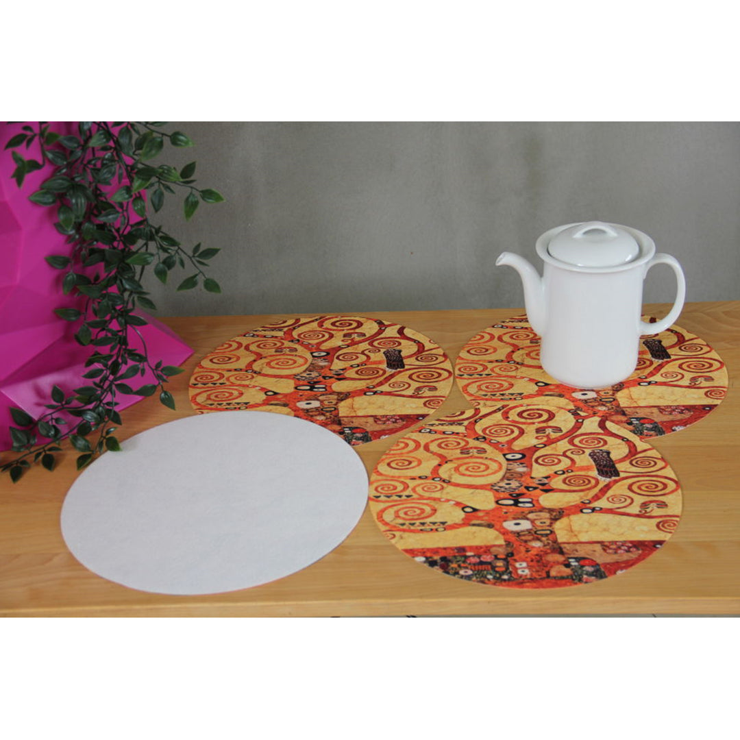 Conjunto de Trivet Bertoni Arco Design, 4 peças, redondo, 33 cm, Artdeco