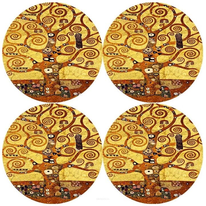 Conjunto de Trivet Bertoni Arco Design, 4 peças, redondo, 33 cm, Artdeco