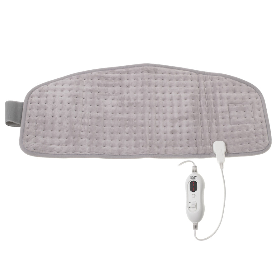 Cinturón lumbar calefactor Adler, 4 ajustes de temperatura, potencia 100W, mando a distancia LCD, AD 7437