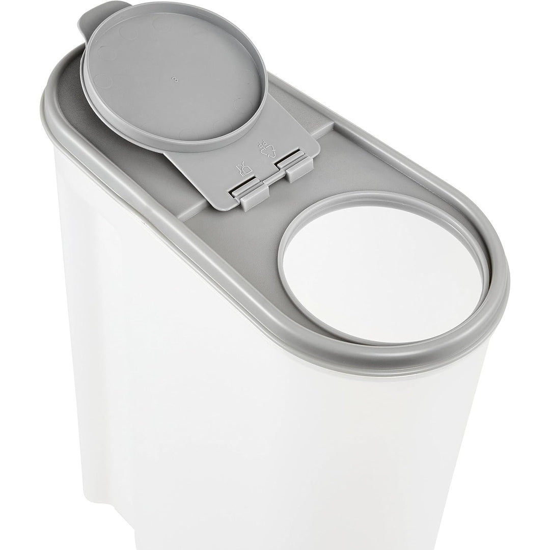 Recipiente para Cereais Keeper, Laterais Transparentes, 5L, Jean