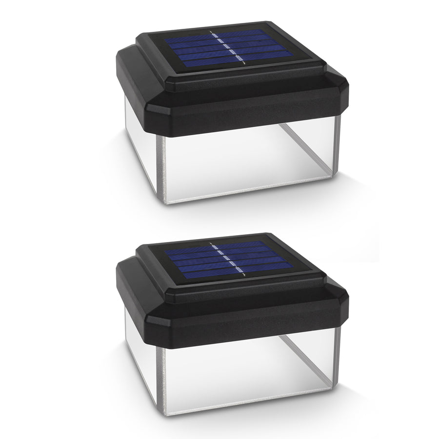 GreenBlue GB128 2x Poste de Luz LED Solar, 100x100mm, Montagem em Canopy