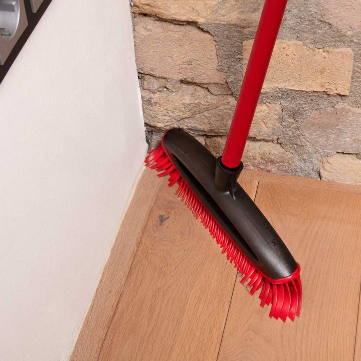 Escova de vassoura Vileda Pet Pro com inserção de borracha e escova sempre limpa