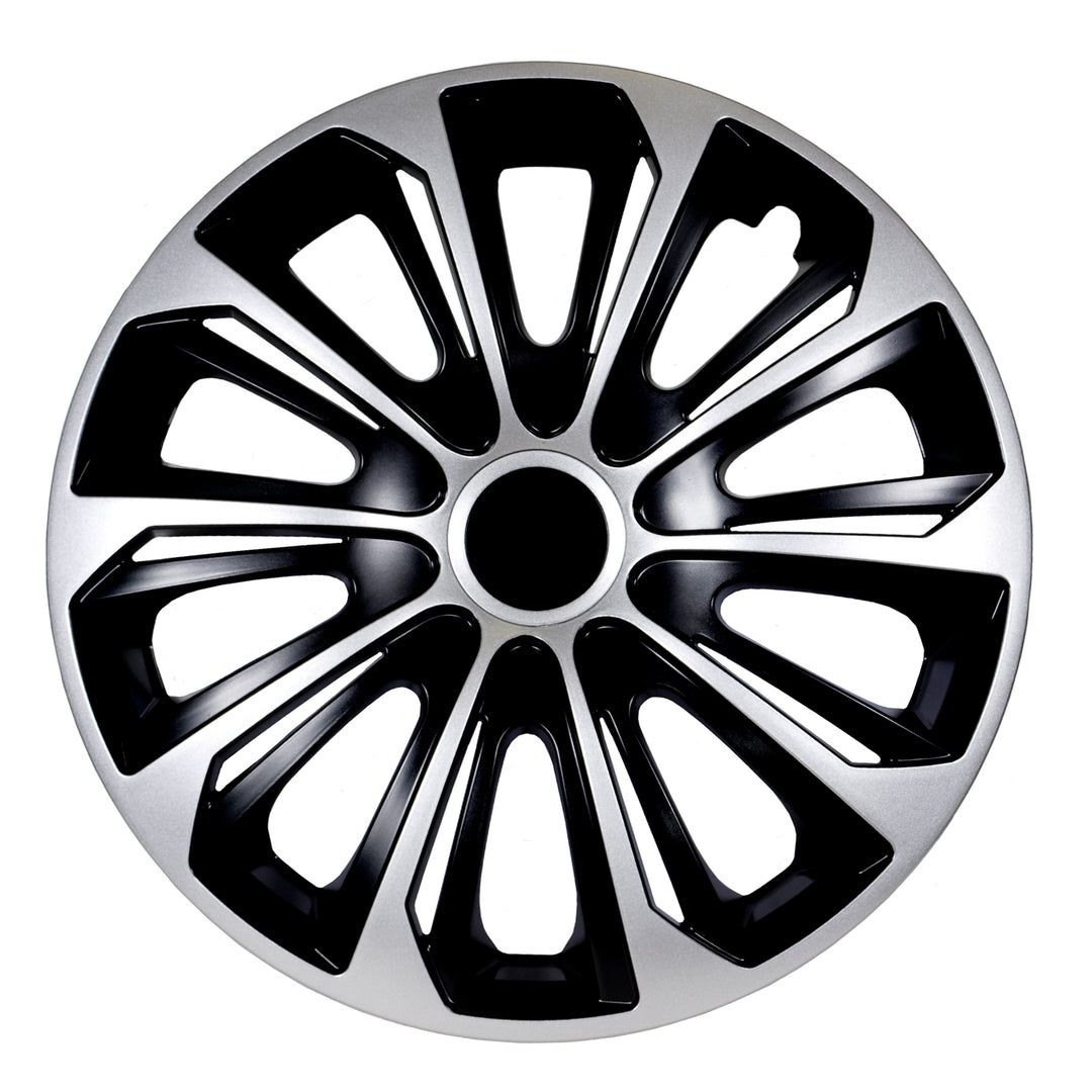 Tampão universal 16" NRM STRONG Duocolor preto/prateado 1 unid.