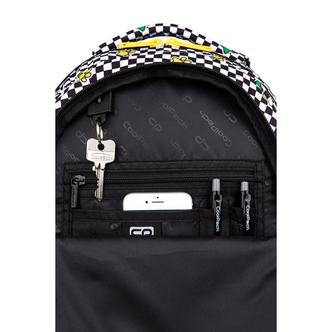 Mochila Coolpack Juvenil, 3 Compartimentos, Costas Contornadas, Jerry Catch Me
