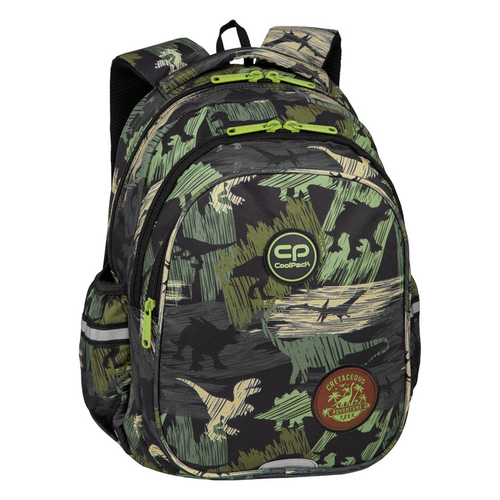 Mochila Coolpack Juvenil, 3 Compartimentos, Costas Contornadas, Jerry Adventure Park