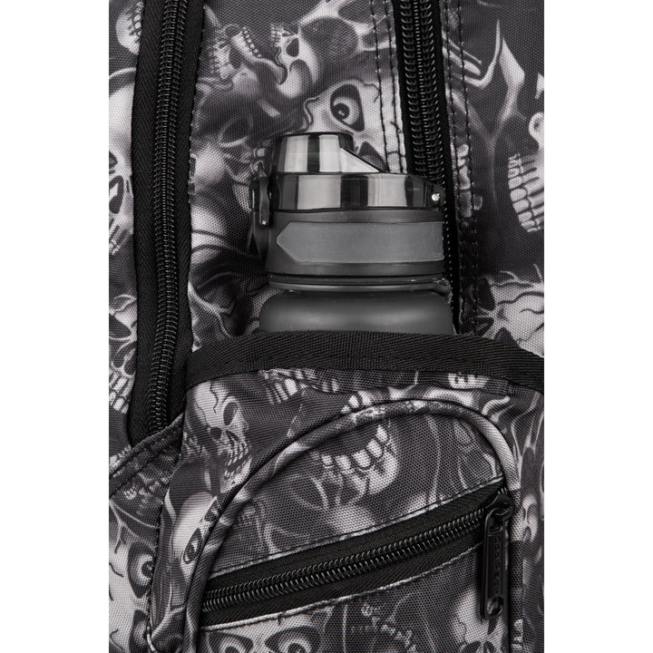 Mochila escolar CoolPack Skulls para jovens, espaçosa e confortável F024721