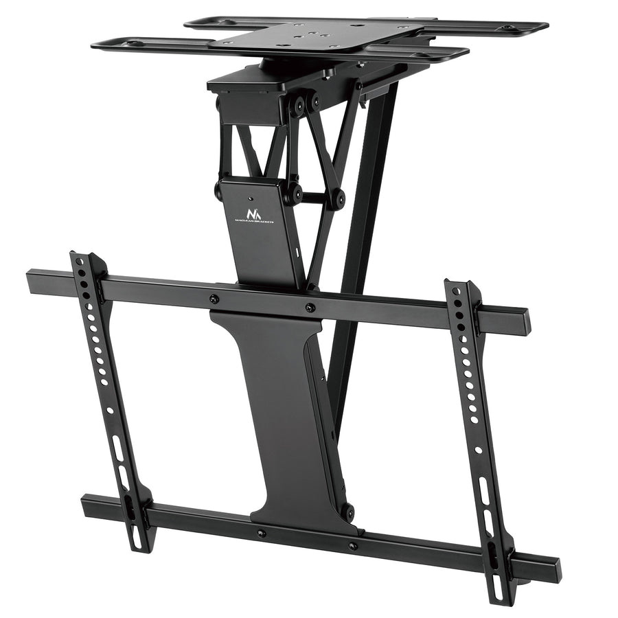 Suporte elétrico de teto para TV Maclean MC-490, suporte para TV TUYA, VESA máx. 600x400, rotação de 90°, 32"-75", carga máxima de 35 kg