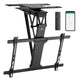 Suporte elétrico de teto para TV Maclean MC-490, suporte para TV TUYA, VESA máx. 600x400, rotação de 90°, 32"-75", carga máxima de 35 kg