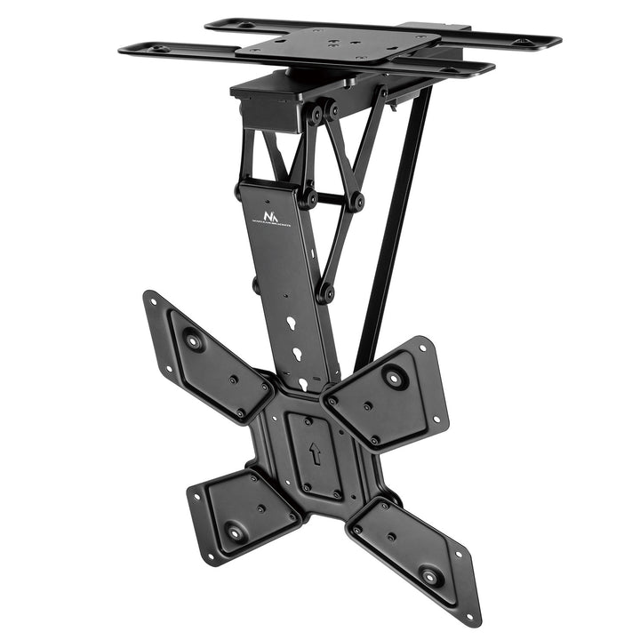 Suporte elétrico de teto para TV Maclean MC-491, suporte para TV TUYA, VESA máx. 600x400, rotação de 90°, 23"-65", carga máxima de 30 kg