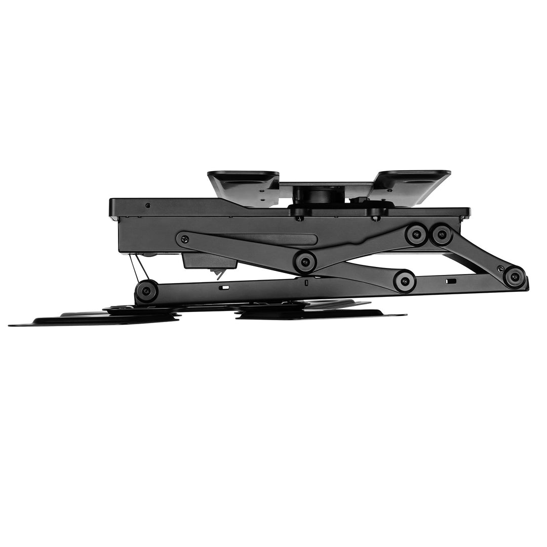 Suporte elétrico de teto para TV Maclean MC-491, suporte para TV TUYA, VESA máx. 600x400, rotação de 90°, 23"-65", carga máxima de 30 kg