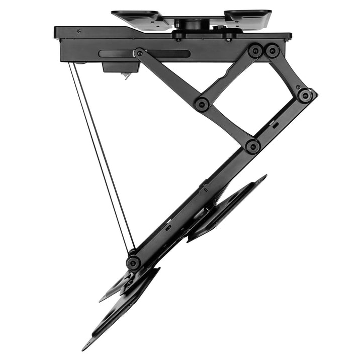 Suporte elétrico de teto para TV Maclean MC-491, suporte para TV TUYA, VESA máx. 600x400, rotação de 90°, 23"-65", carga máxima de 30 kg