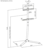 Maclean MC-494 Soporte de suelo para TV, 32-70", max. VESA 400x400, máx. 40kg
