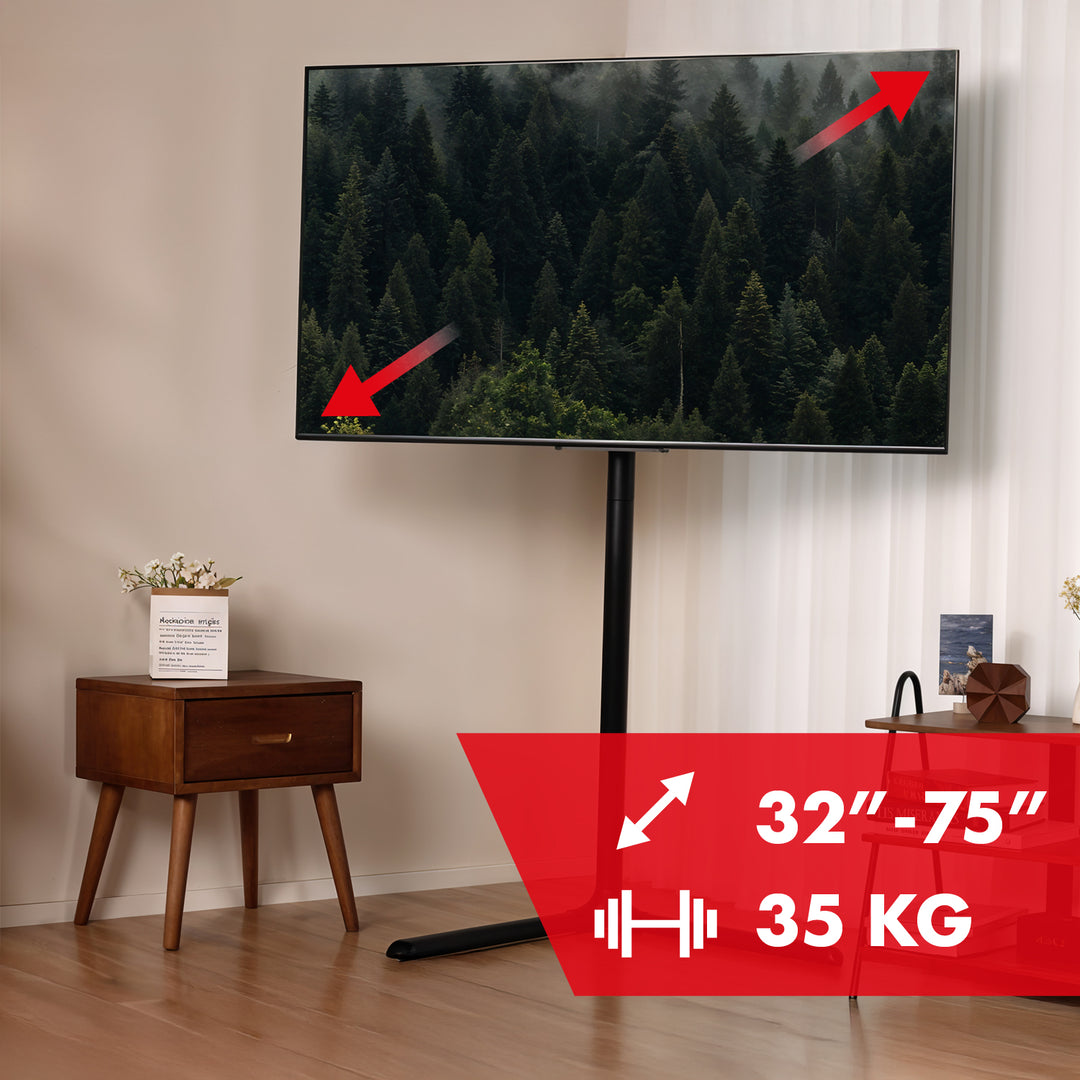 Maclean MC-494 Soporte de suelo para TV, 32-70", max. VESA 400x400, máx. 40kg