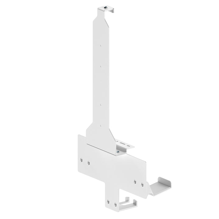 Soporte de pared blanco para consola Playstation 5 con soporte para pads, 10 kg máx., NanoRS RS181