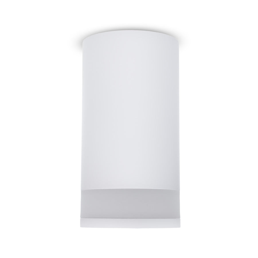 Maclean MCE361 W Candeeiro/tubo de montagem superficial, spot, redondo, alumínio, GU10, 55x105 mm, branco