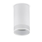 Maclean MCE361 W Candeeiro/tubo de montagem superficial, spot, redondo, alumínio, GU10, 55x105 mm, branco