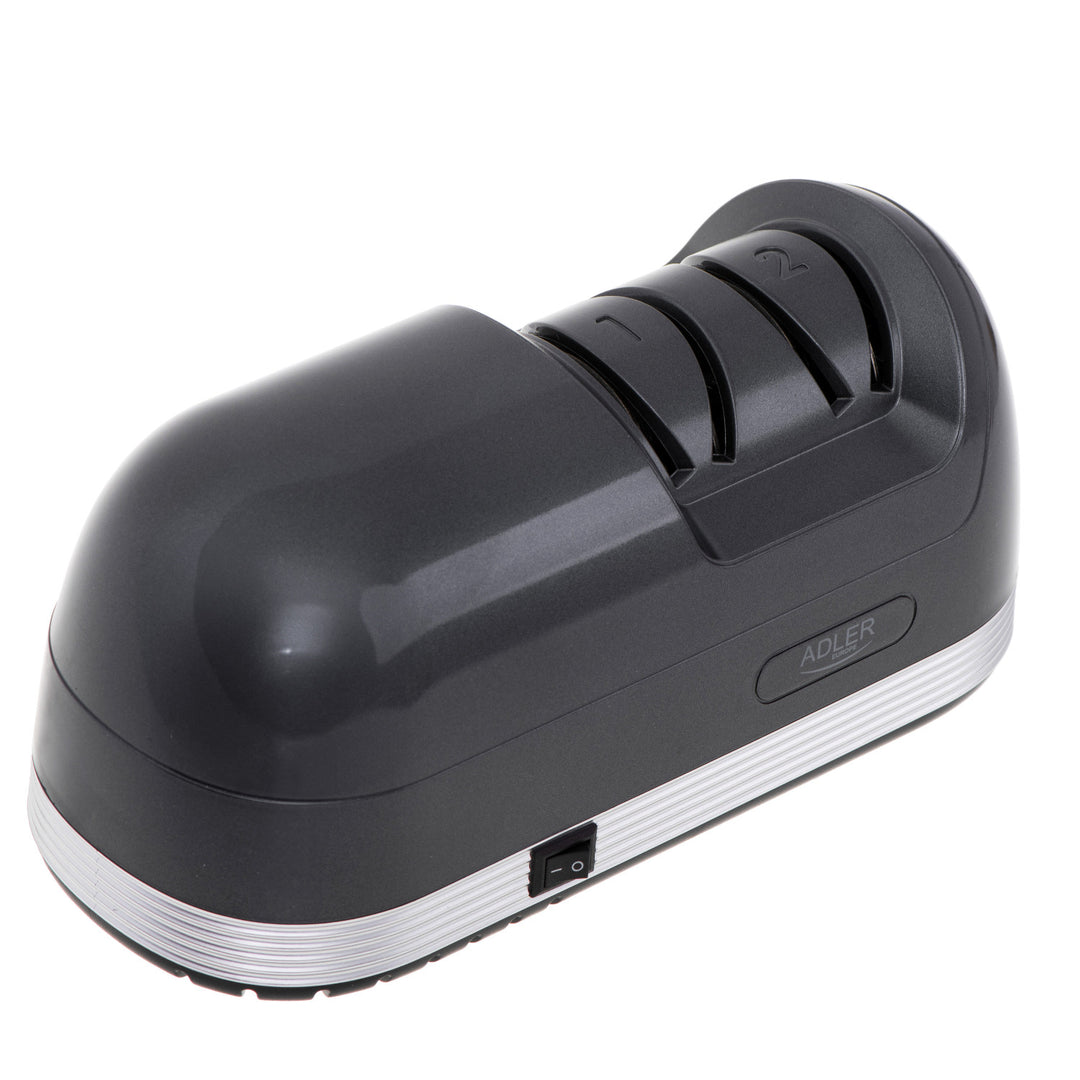 Afilador eléctrico para cuchillos Adler, potencia 60 W, sistema de 2 etapas AD 4508