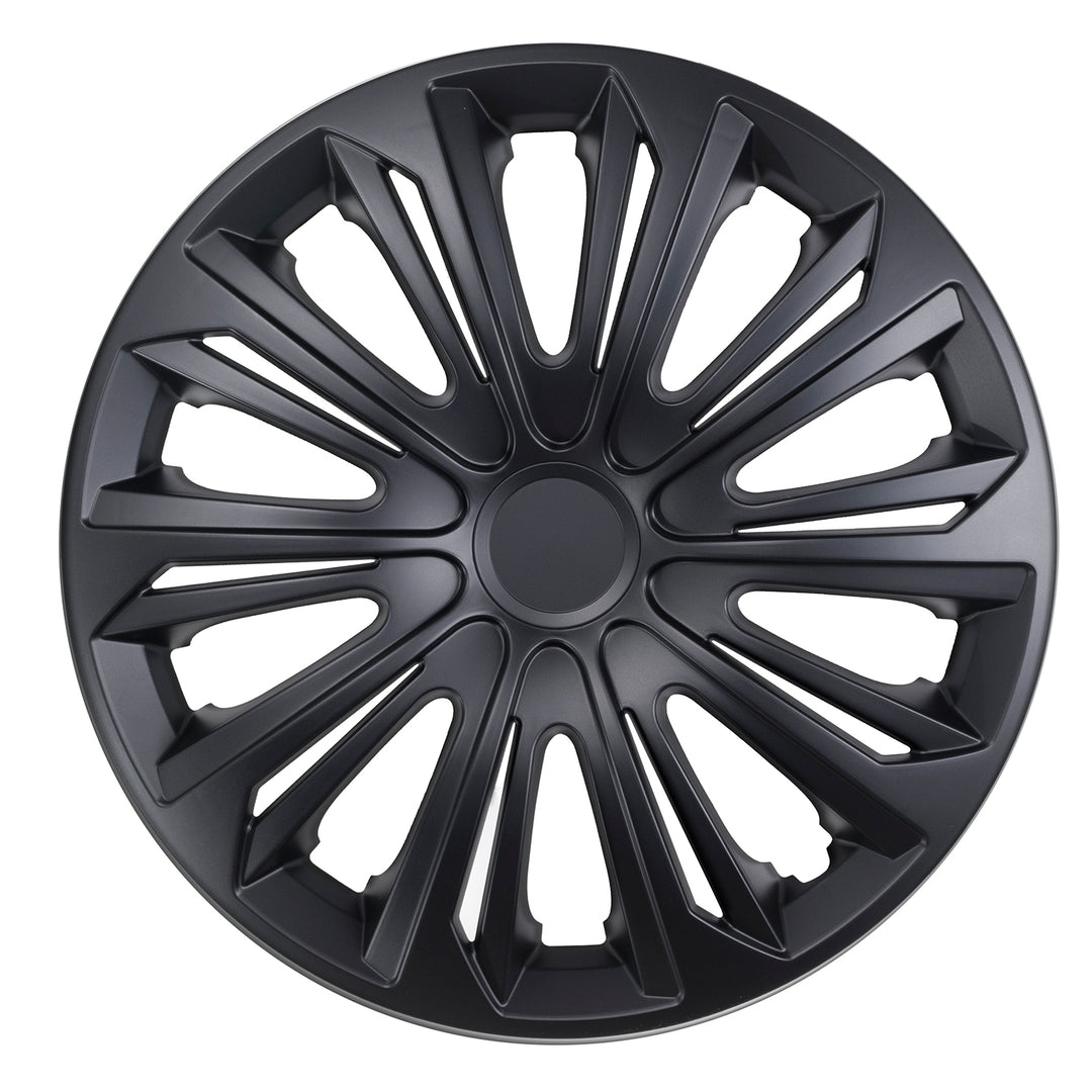 NRM Strong Tapacubos universal 14", Color negro mate, 1 unidad