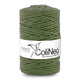 Cordão de algodão ColiNea com núcleo de algodão, entrançado, 5 mm, 100 m, caqui