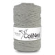 Cordão de algodão ColiNea com núcleo de algodão, entrançado, 5 mm, 200 m, cinzento