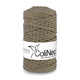 ColiNea Cordón de algodón con alma de algodón, Trenzado, 3 mm, 100 m, Color Beige oscuro