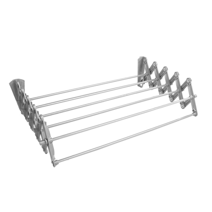 Máquina de secar roupa ABJ, de parede, dobrável, cinzento, 60 cm