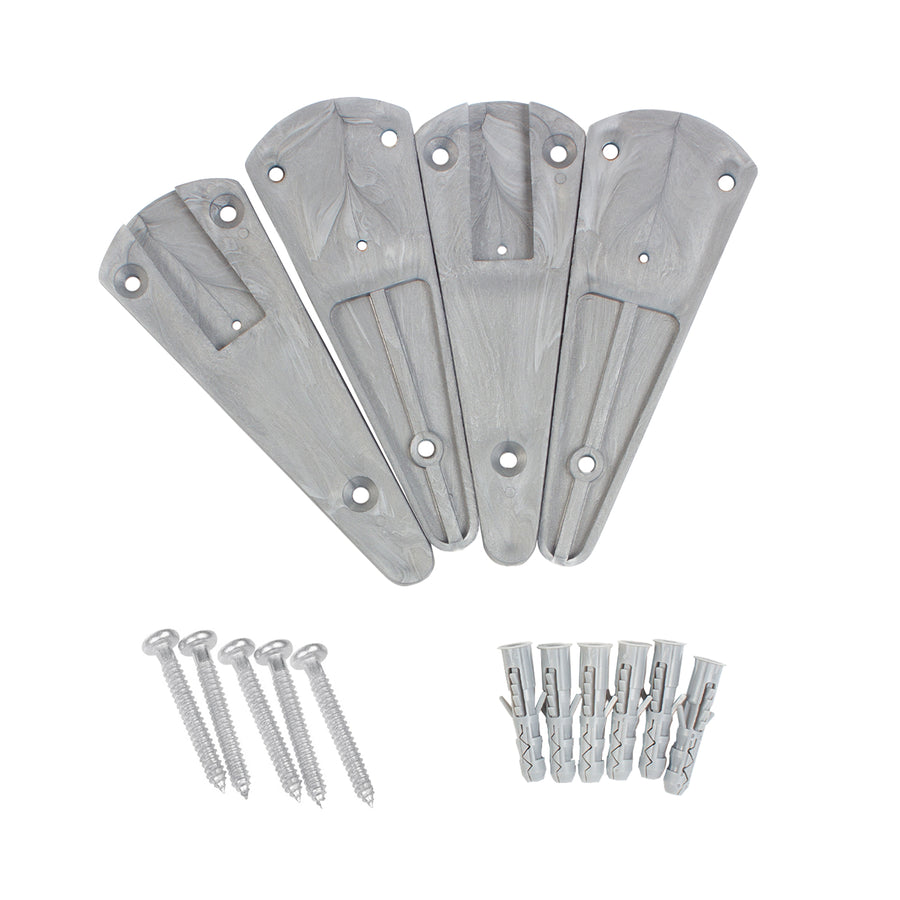ABJ Secadora de ropa, Tendedero de pared, plegable, Color gris, 80 cm