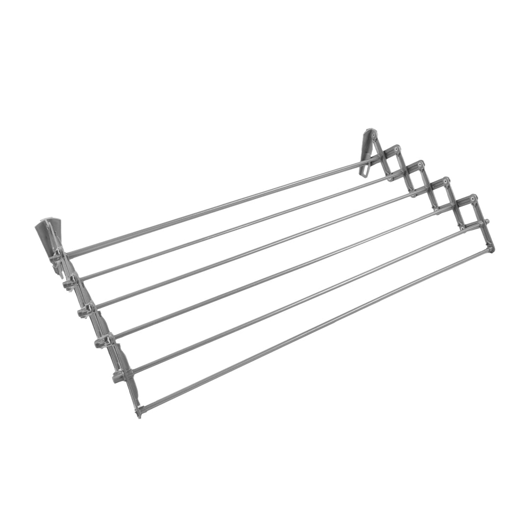 Máquina de secar roupa ABJ, de parede, dobrável, cinzento, 90 cm
