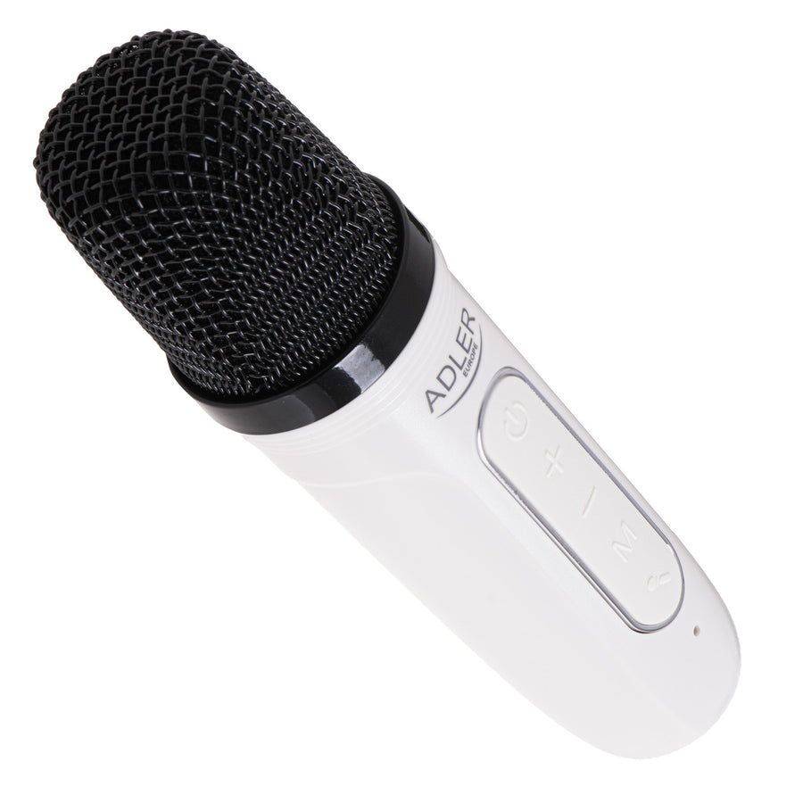 Altavoz inalámbrico Adler, con micrófono, para karaoke, Bluetooth, AD 1199 W
