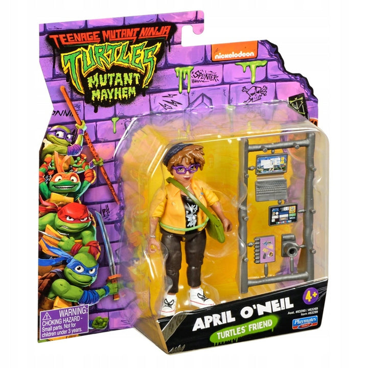 Boneca Guerreiro das Tartarugas Ninja April O'Neil com acessórios