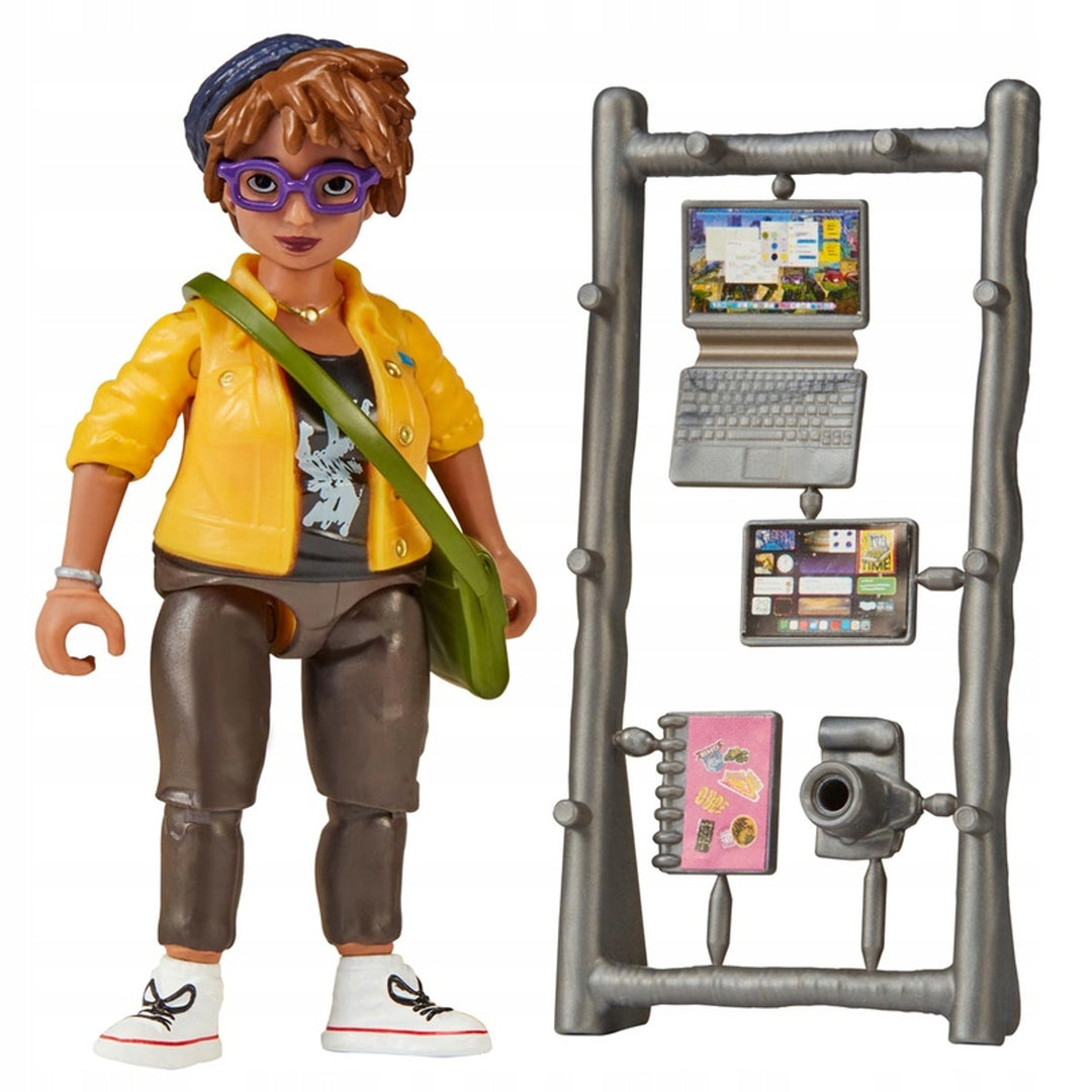 Boneca Guerreiro das Tartarugas Ninja April O'Neil com acessórios