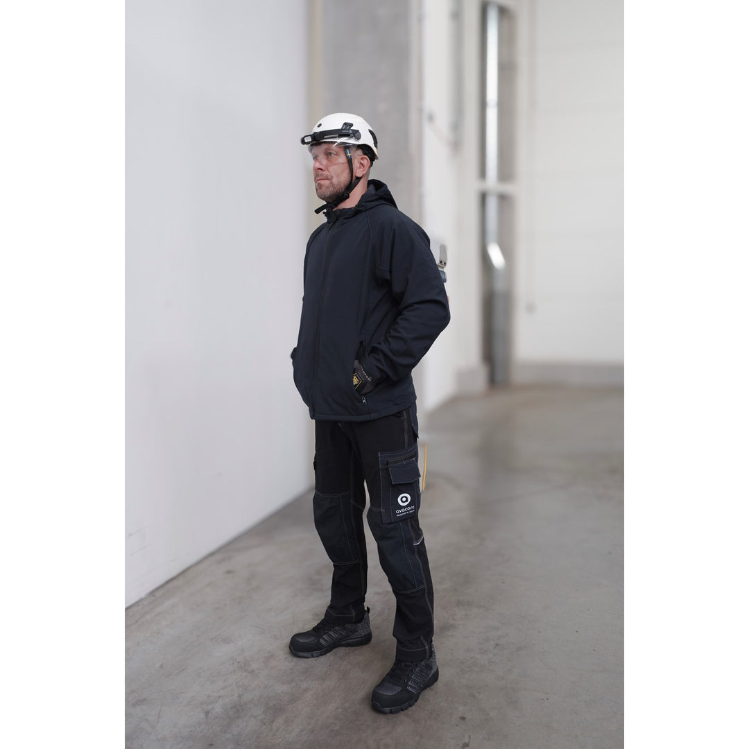 Calça Avacore Avaflex com cós elástico, Cordura, Preto/Azul-marinho, Tamanho 64