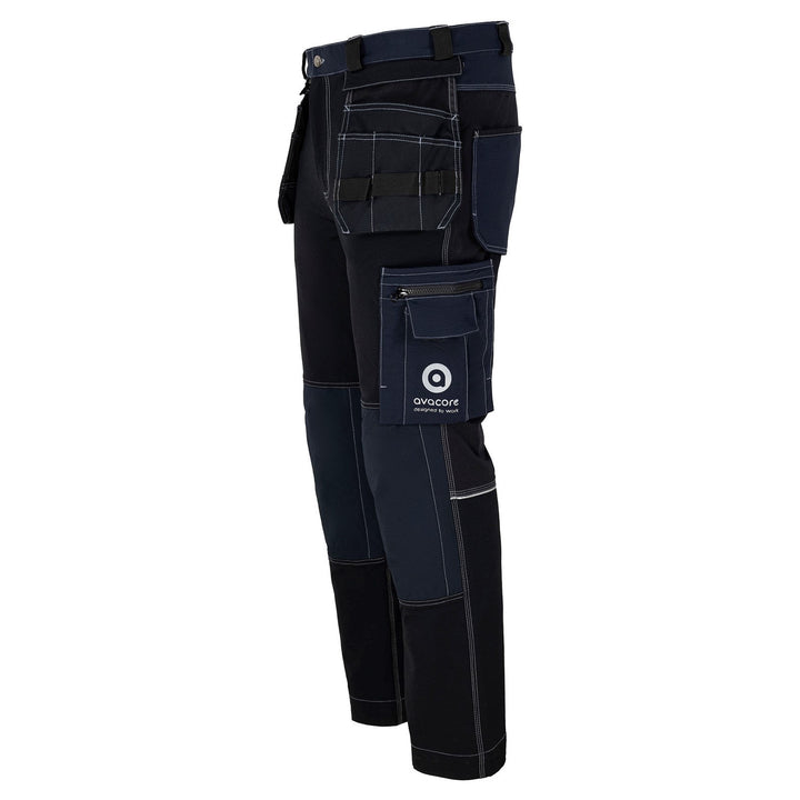Calça Avacore Avaflex com cós elástico, Cordura, Preto/Azul-marinho, Tamanho 64