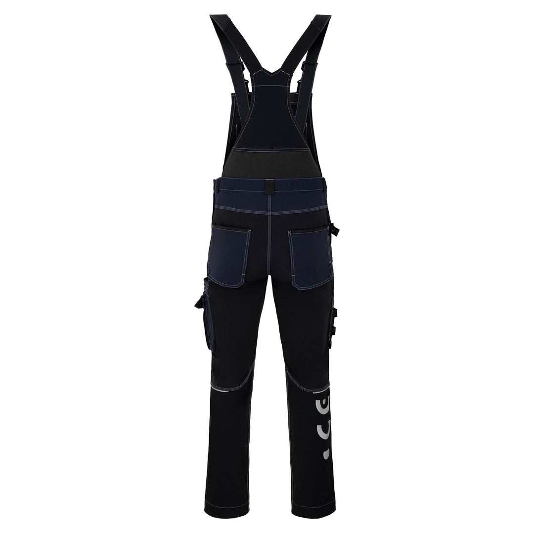 Macacão de trabalho Avacore Avaflex com bolsos, elástico, Cordura, preto/azul marinho, tamanho 58